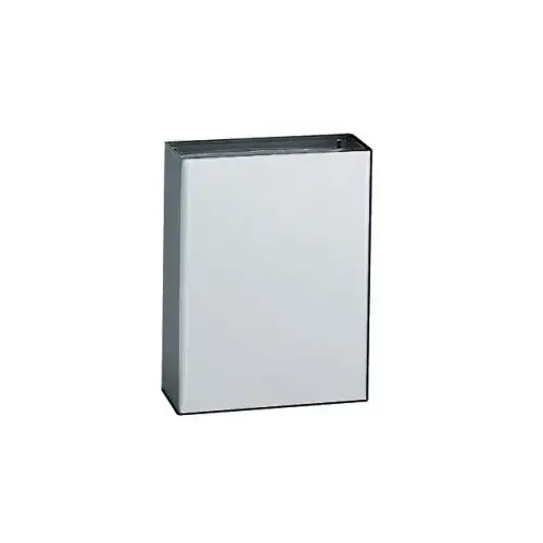 Bobrick B279Click To CopySurface-Mounted Waste Receptacle Satin Stainless Steel