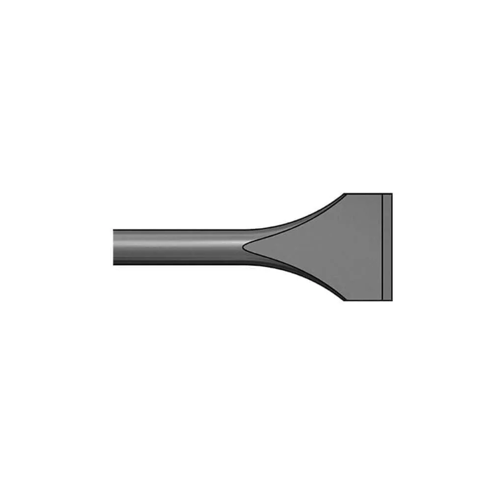 Brunner and Lay 2-1/2 x 12 Inch Round Shank Oval Collar Chisel