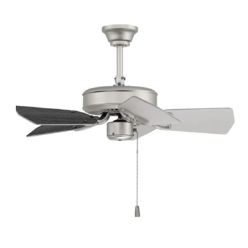 Craftmade 30-in 43W Piccolo Ceiling Fan w/o Bulb, 3-Speed, 5-Blade, Nickel