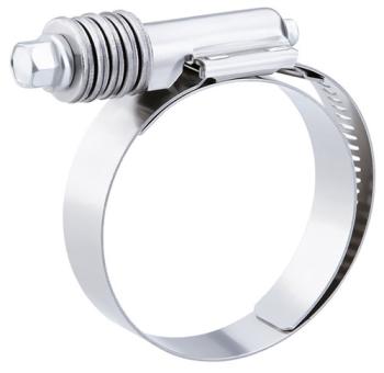 Breeze Heavy-Duty Constant-Torque Clamps, 300 SS Band, 410 SS Screw, 10-1/4" - 11-1/8" Range, SAE 1112