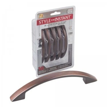 Elements 8004-DBAC-R 96 mm Center-to-Center Brushed Oil Rubbed Bronze Arched Somerset Retail Packaged Cabinet Pull
