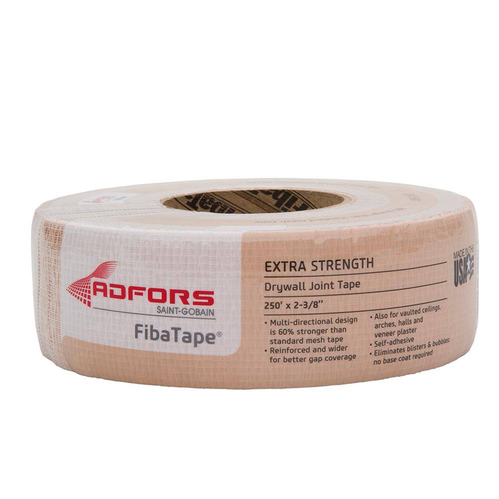 Saint-Gobain FibaTape Extra Strength Self Adhesive Drywall Mesh Tape 2 3/8" X 250'