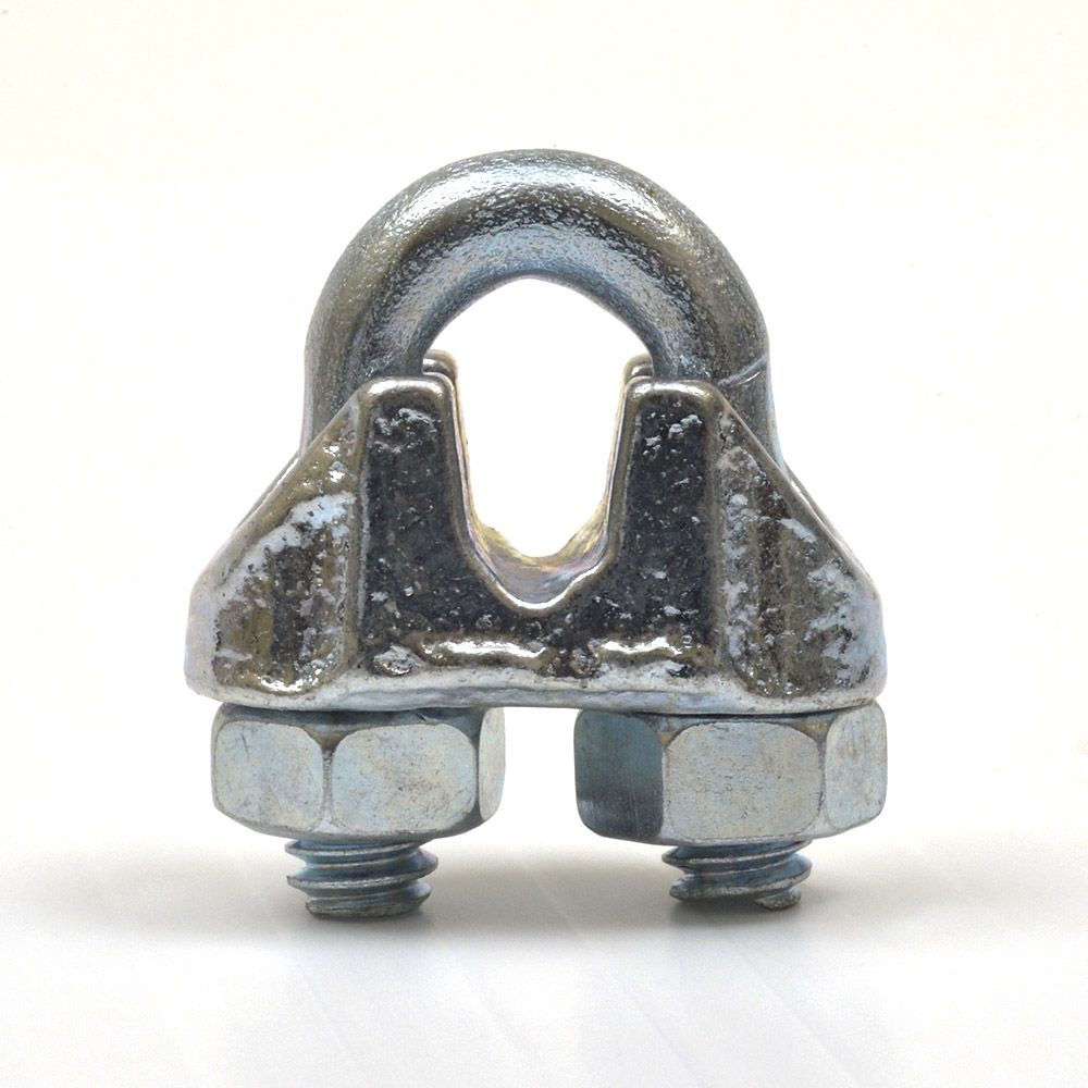 Galvanized 3/16 Inch Cable Wire Rope CLAMPS (100 PACK)