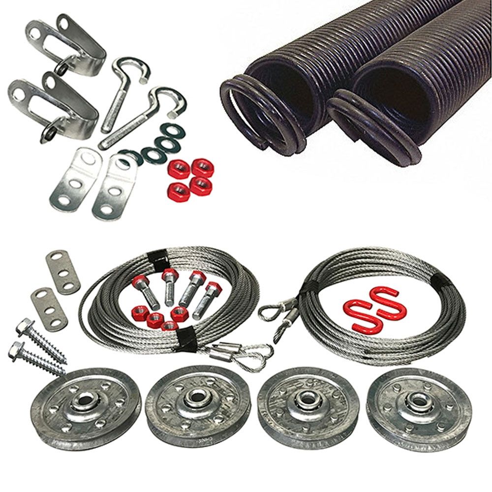 Garage Door Extension Spring PRO-KIT Double Looped for 7' High Door 25-42-80 Pounds Gold (Pair)