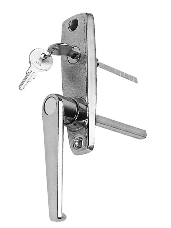 Garage Door Part Exterior Side Lock L-Handle w/ Keys