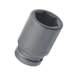 Genius Tools Impact Socket 2-1/2 Inch Deep 1 Inch Drive Chrome Molybdenum Durable Heavy-Duty – 869580
