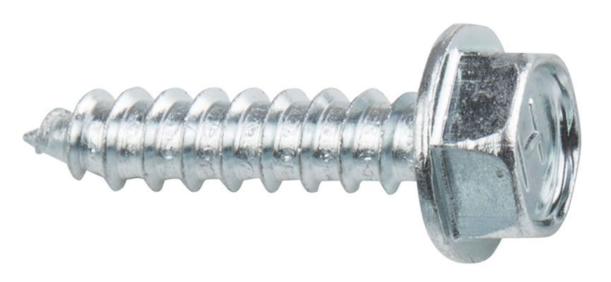 Hex Washer Head Lag Screws 5/16 In x 3 In (7/16 Head) Full Thread Zinc Plated 50 QTY