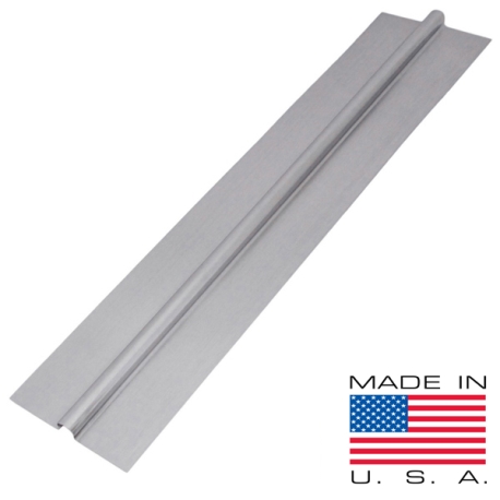 2ft long x 4" wide, 1/2" PEX Aluminum Heat Transfer Plates (200/box), Omega-Shaped, Made in the USA