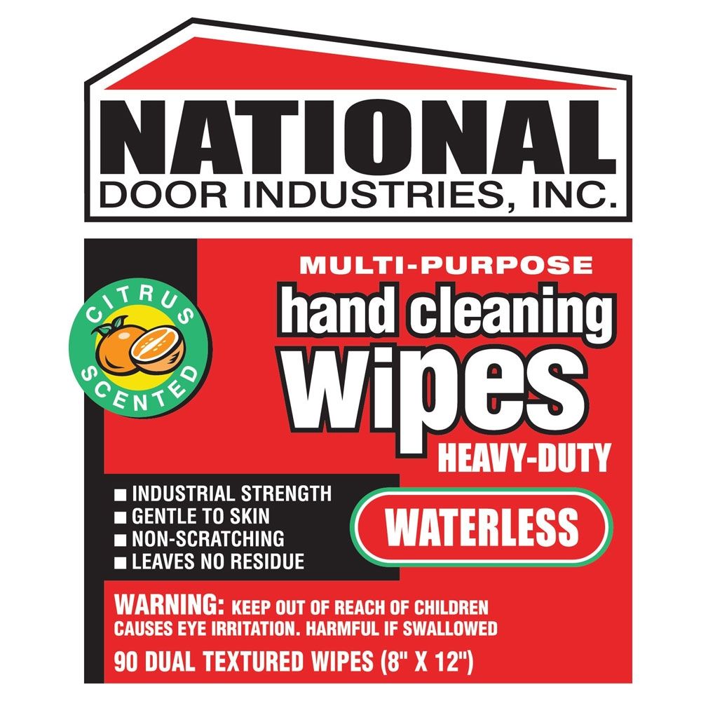 HW-90 National HD Hand Cleaning Wipes 90 ct 10x12