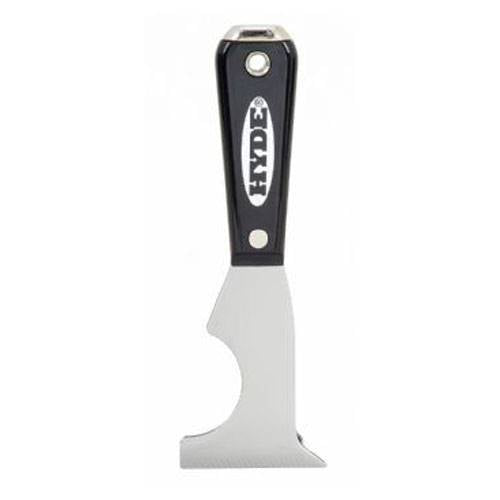 Hyde 02980 2 1/2" Black & Silver 6-in-1 Painters Tool