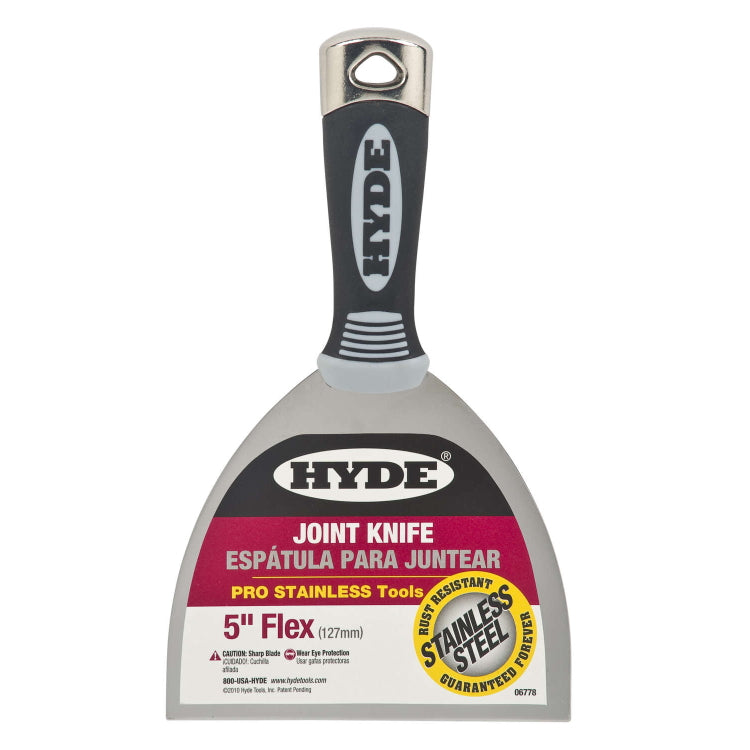 Hyde 06778 Flexible Pro Stainless Drywall Putty Knife 5"