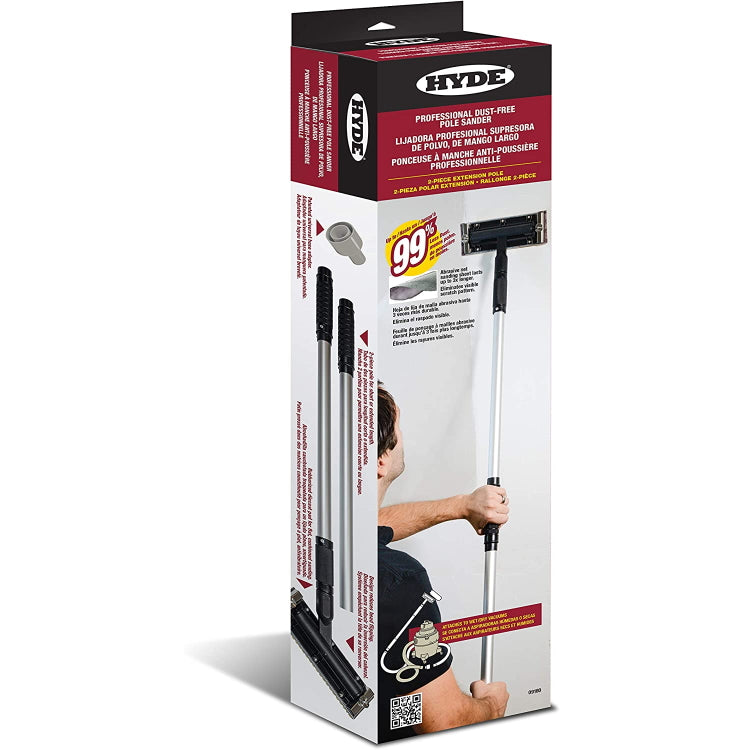 Hyde Professional Dust-Free Aluminum Pole Sander Kit 09180