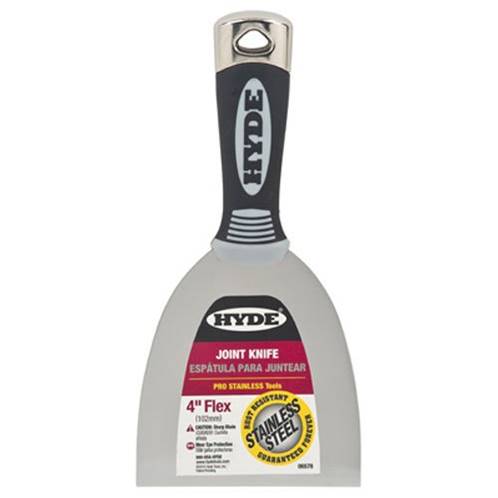 Hyde 06578 Flexible Pro Stainless Drywall Putty Knife 4"
