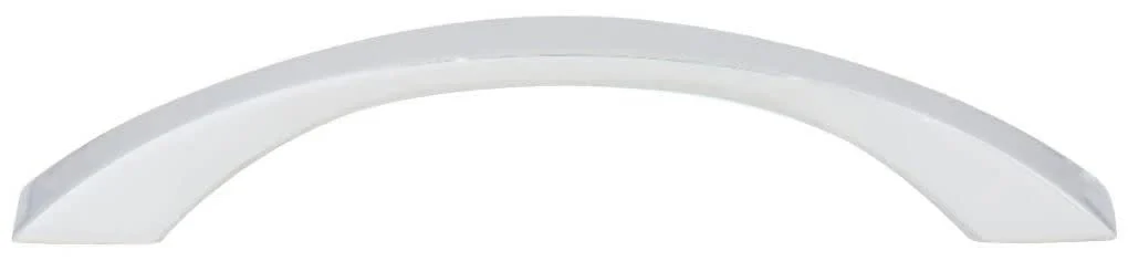 Jeffrey Alexander 767-128PC 128 mm Center-to-Center Polished Chrome Flared Philip Cabinet Pull