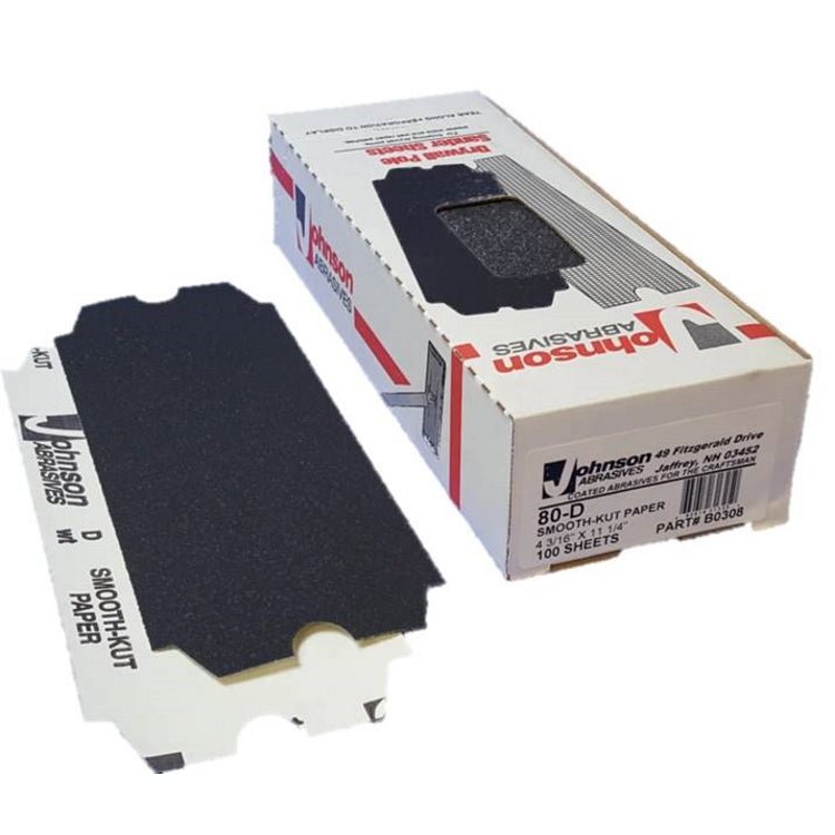 Johnson Abrasives Drywall Smooth-Kut Sand Paper - 120 Grit (100 sheets)