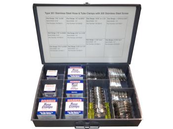 Breeze 300 SS Band/Zinc-Plated Screw 100 Pc. Hose Clamp Kit