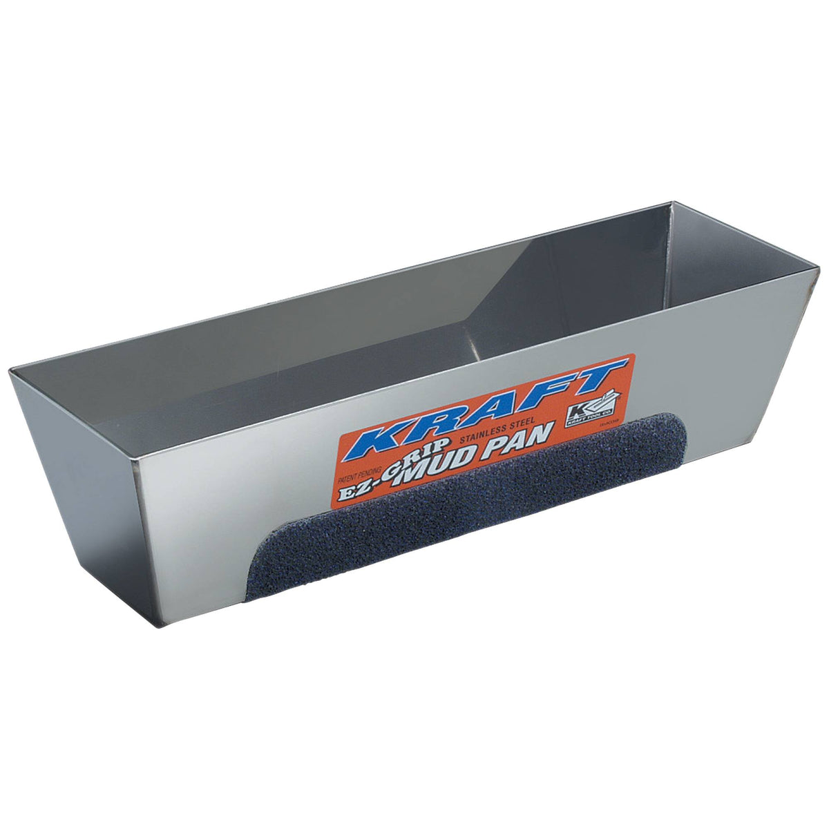 Kraft Tool EZ Grip Stainless Steel Mud Pan 14-1/4" x 3"