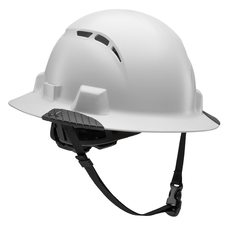 Lift Safety iDAX White Full Brim Vented Hard Hat- White