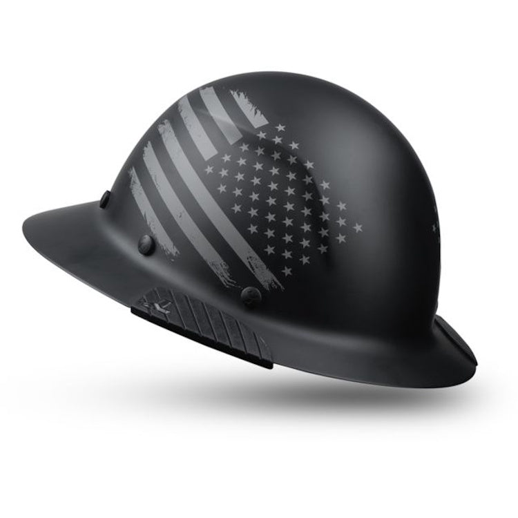 Lift Safety DAX Patriot Full Brim Hard Hat – Matte Black (HDF-25PRM)
