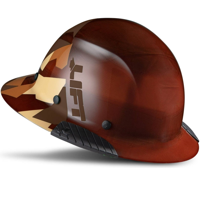 LIFT Safety HDF50-20CD DAX Desert Camo Natural, Full Brim Hard Hat- New, damaged box