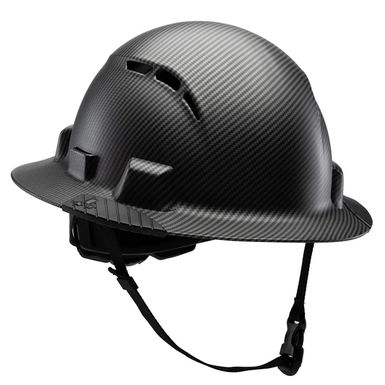 Lift Safety iDAX Full Brim Vented Hard Hat- Black