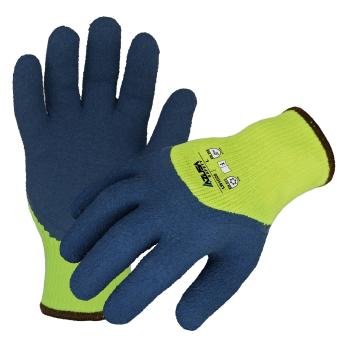 Azusa Safety Hi-Vis Acrylic Winter Gloves with 3/4 Foam Latex CoatingM