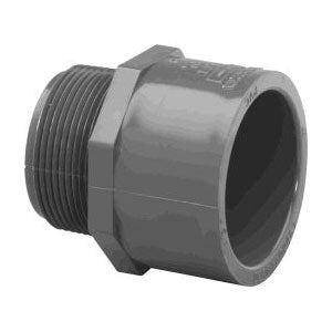 4" Schedule 80 PVC (MPT x S) Male 836-040