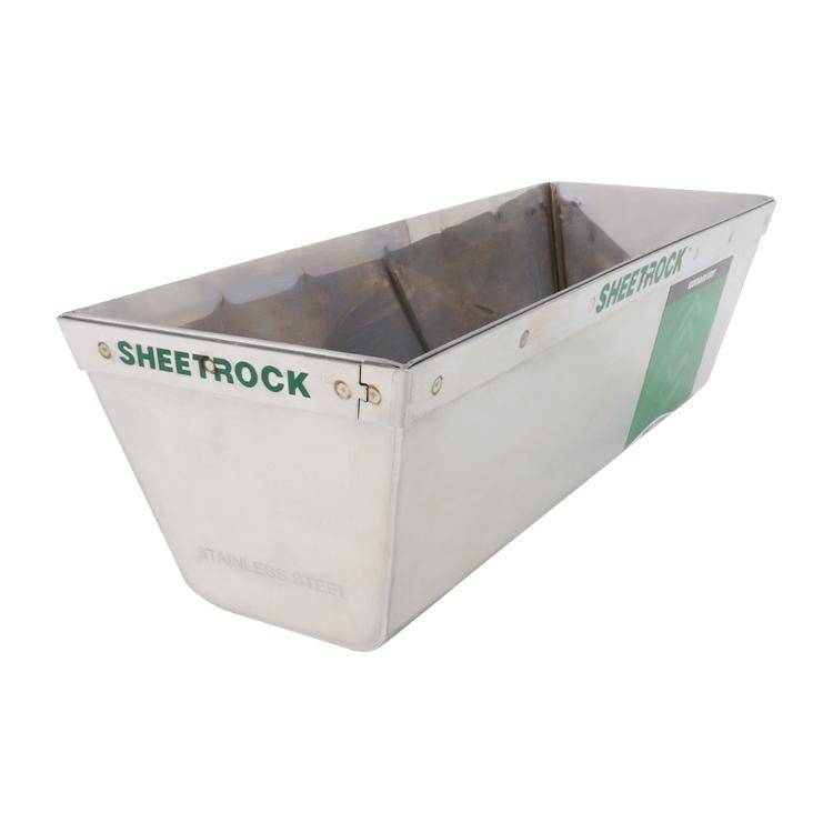 USG Sheetrock Matrix Stainless Steel Mud Pan with Reinforced Band 10"