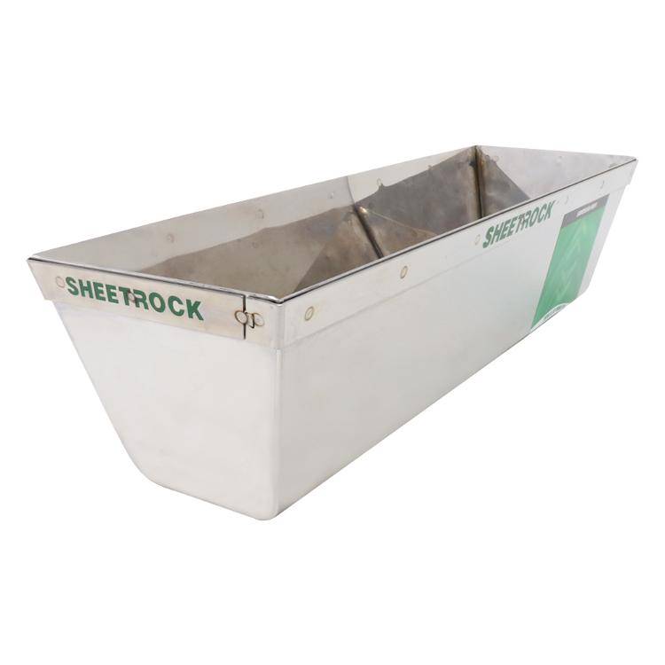 USG Sheetrock Matrix Stainless Steel Mud Pan with Reinforced Band 12"
