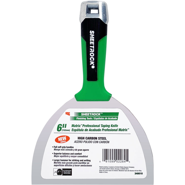 USG Sheetrock Tools 6” Matrix Carbon Steel Drywall Joint Knife