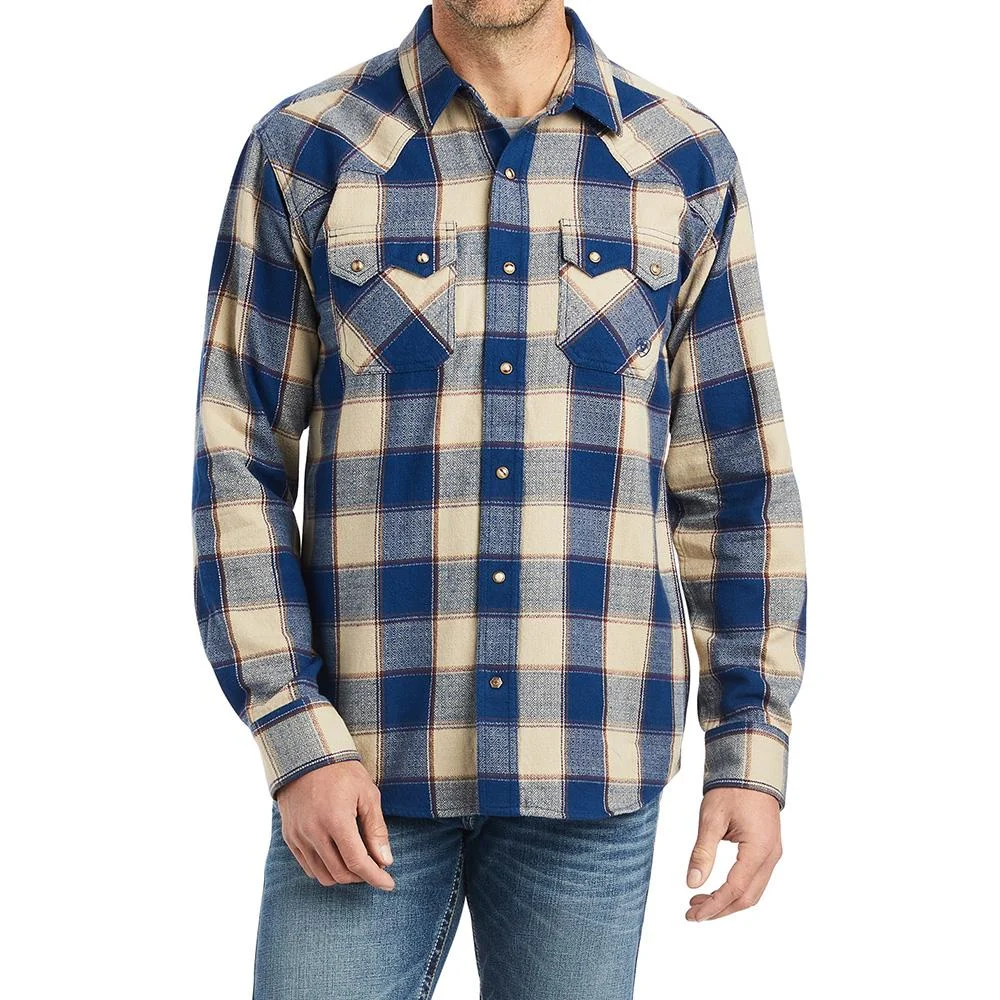 Men’s Ariat Howie Retro Snap Plaid Shirt