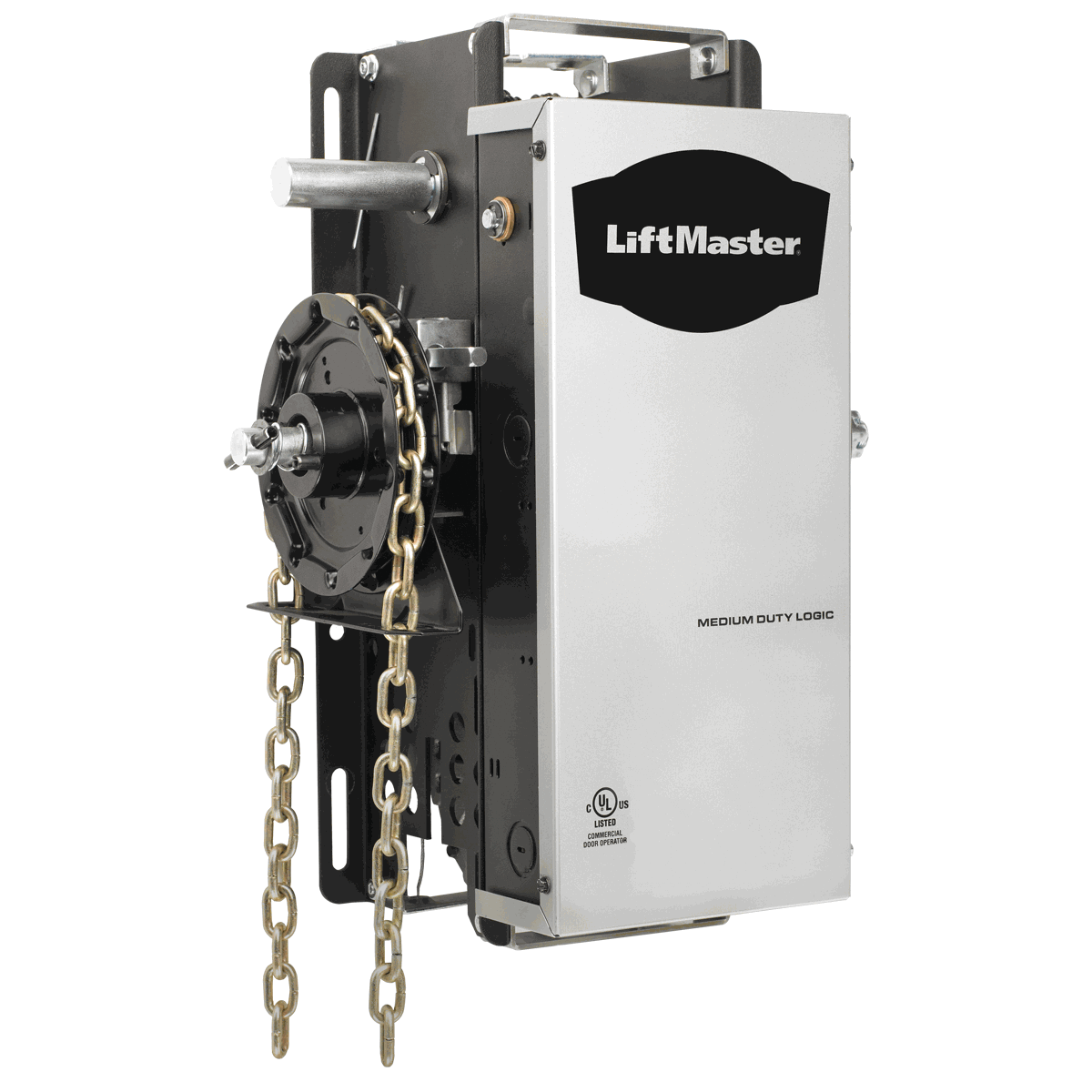 Liftmaster Mh 5011u Commercial Garage Door Opener Medium-duty Hoist Operator w/ Safety Beams