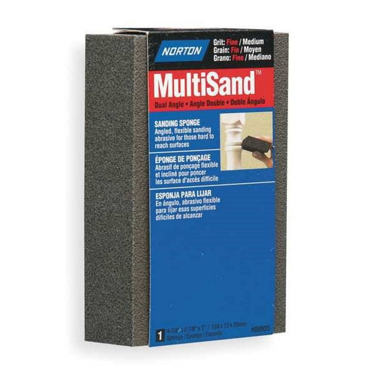 Norton MultiSand Dual Angle Sanding Sponge Fine/Medium