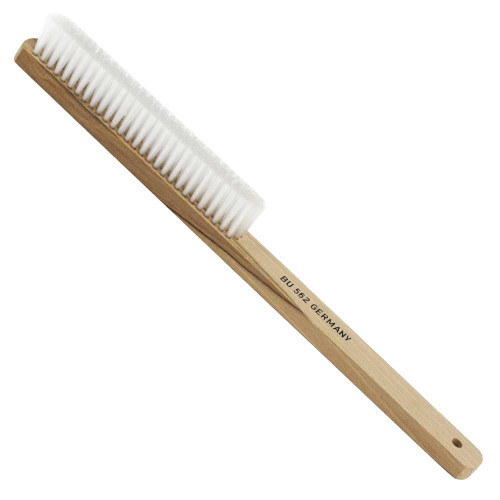 Glasgow Nylon Cleaning Brush Medium Bristles with Wood Handle- GermanMade