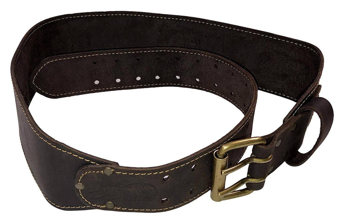Ox Pro 3" Tool Belt Oil-Tanned Saddle Leather