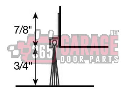 Passage Door Sweep Weather Brush Seal Kit 4′