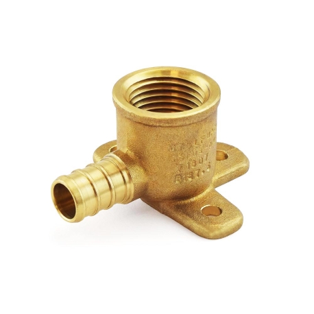 1/2" PEX x 1/2" Female Threaded Drop Ear Elbow (Lead-Free)