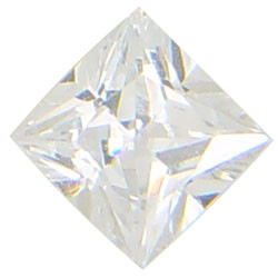 Square Cut CZ Lavender 6x6mm
