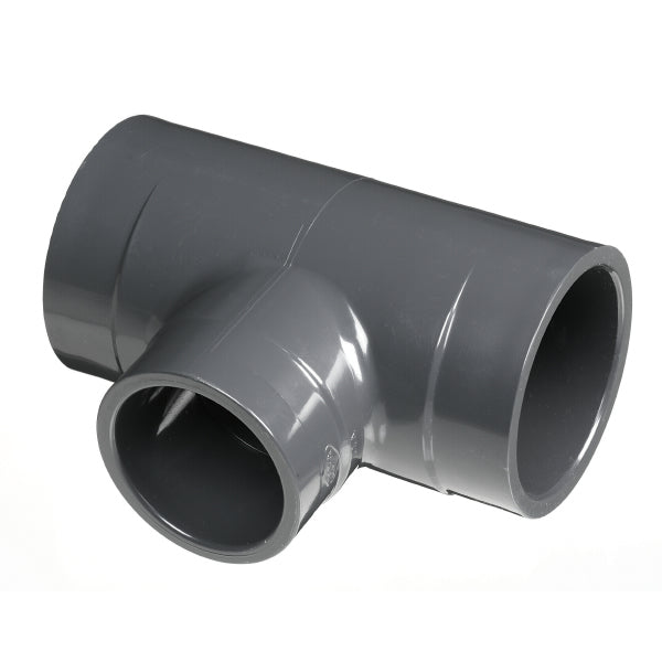 4" x 4" x 2" Sch 80 Reducing Tee - Socket (801-420)