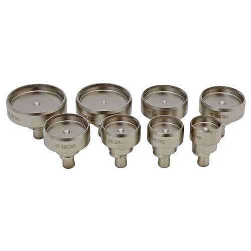 Horotec Rolex Watch Case Back Remover Dies Set of Eight