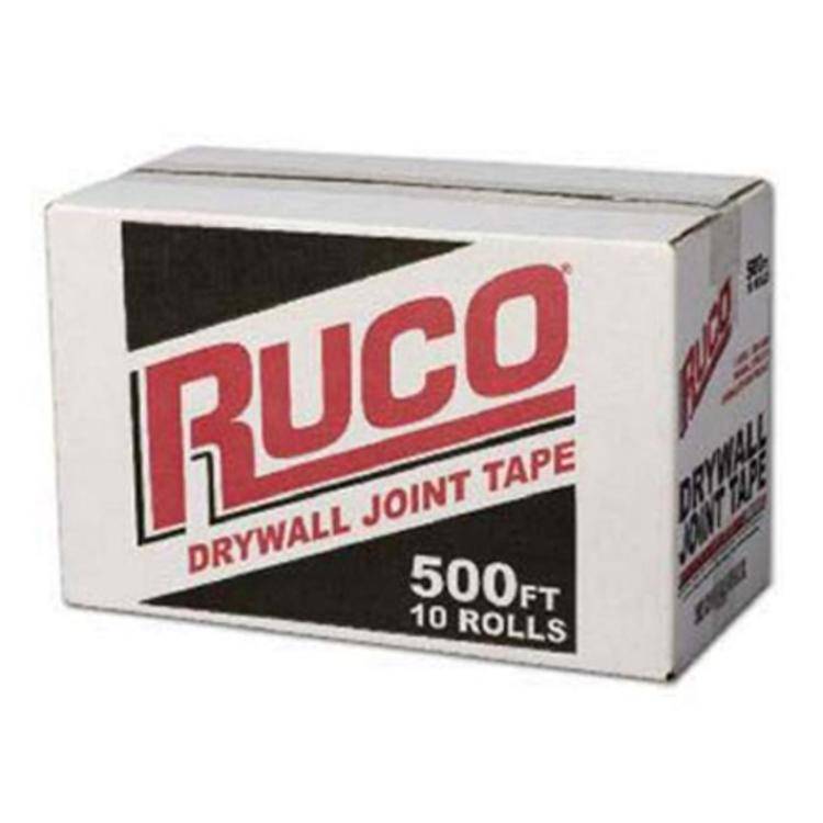 Ruco Drywall Joint Tape 2-1/6” x 500' Carton- 10 rolls