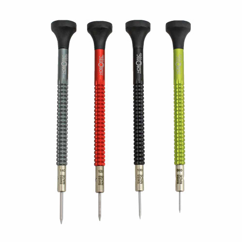 HorotecAluminum Watchmakers Screwdrivers 4 Piece Set in Pouch