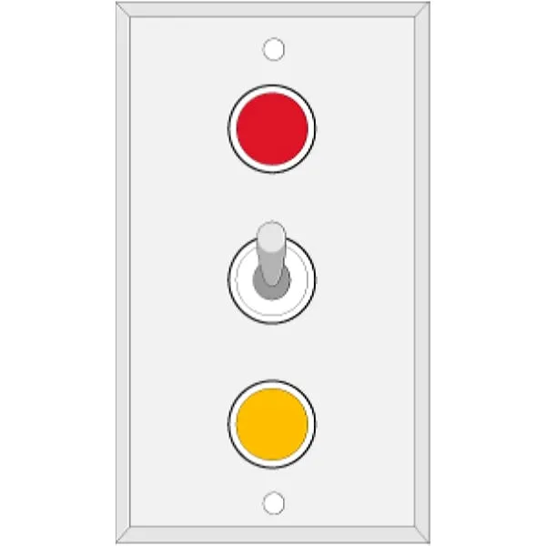Signal-Tech 19209 SG3-RA SPDT/120VAC Single Gang Switch (1-SPDT)