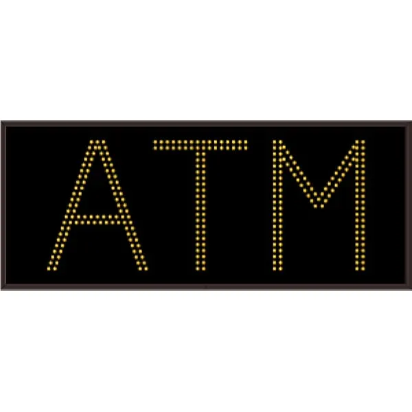 Signal-Tech 19562 TCL1434A-125DS/120-277VAC ATM Outdoor Blank-out LED Direct-view Sign