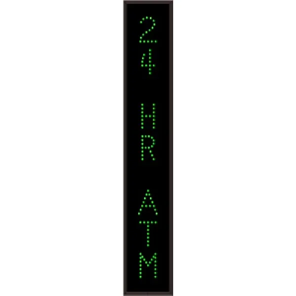Signal-Tech 20038 TCL427G-165/120-277VAC 24 HR ATM Outdoor Blank-out LED Direct-view Sign