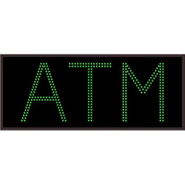 Signal-Tech 20304 TCL1434G-125DS/120-277VAC ATM Outdoor Blank-out LED Direct-view Sign