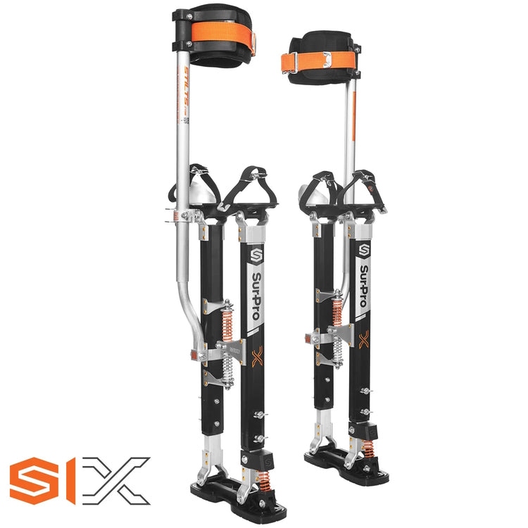 Surpro S1X Premium Magnesium Single Sided Stilts 26-40"