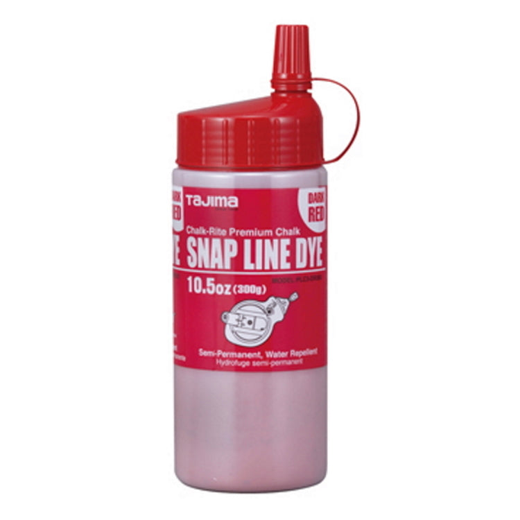 Tajima Dark Red Semi-Permanent Snap-Line Chalk- 10.5oz