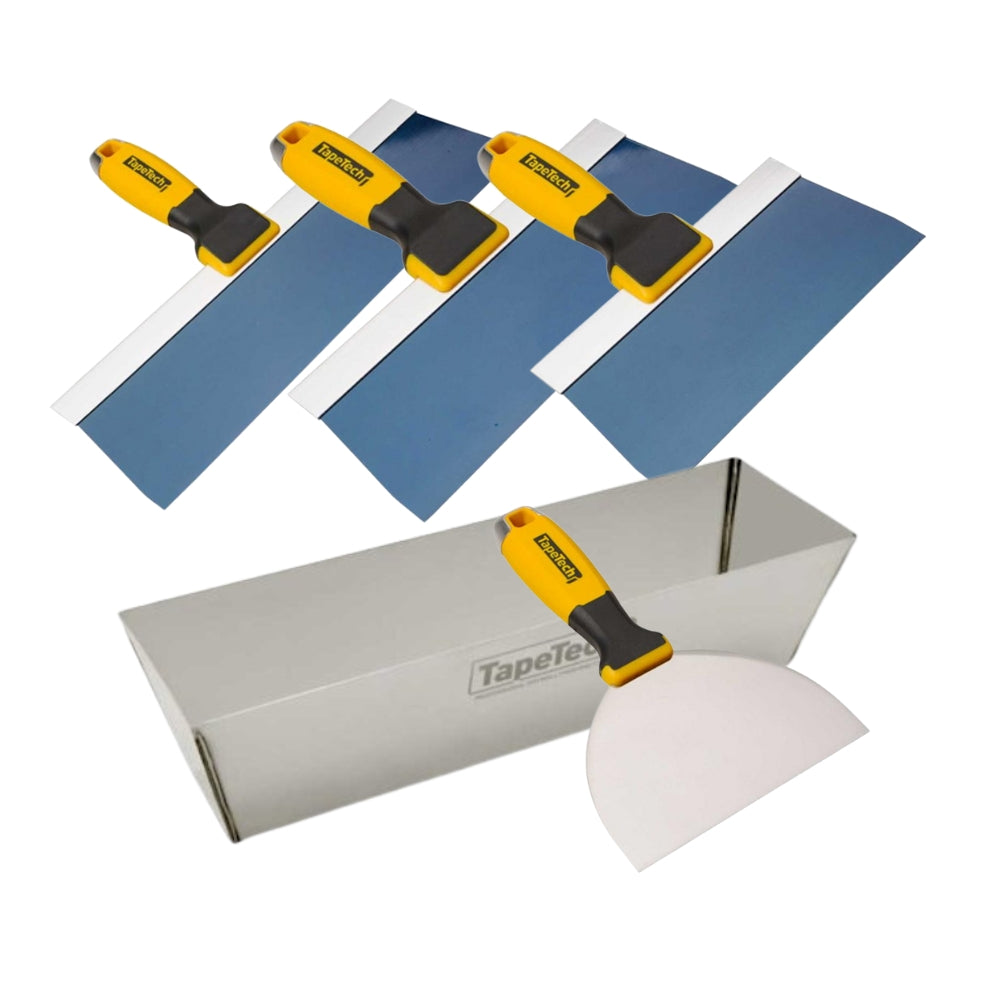 TapeTech Blue Steel Taping Knife and Pan Kit