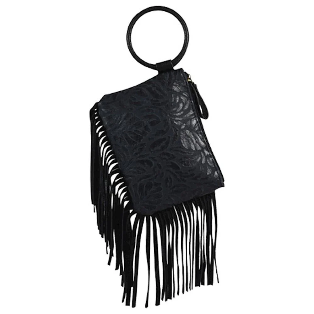 Tony Lama Black Bangle Wristlet
